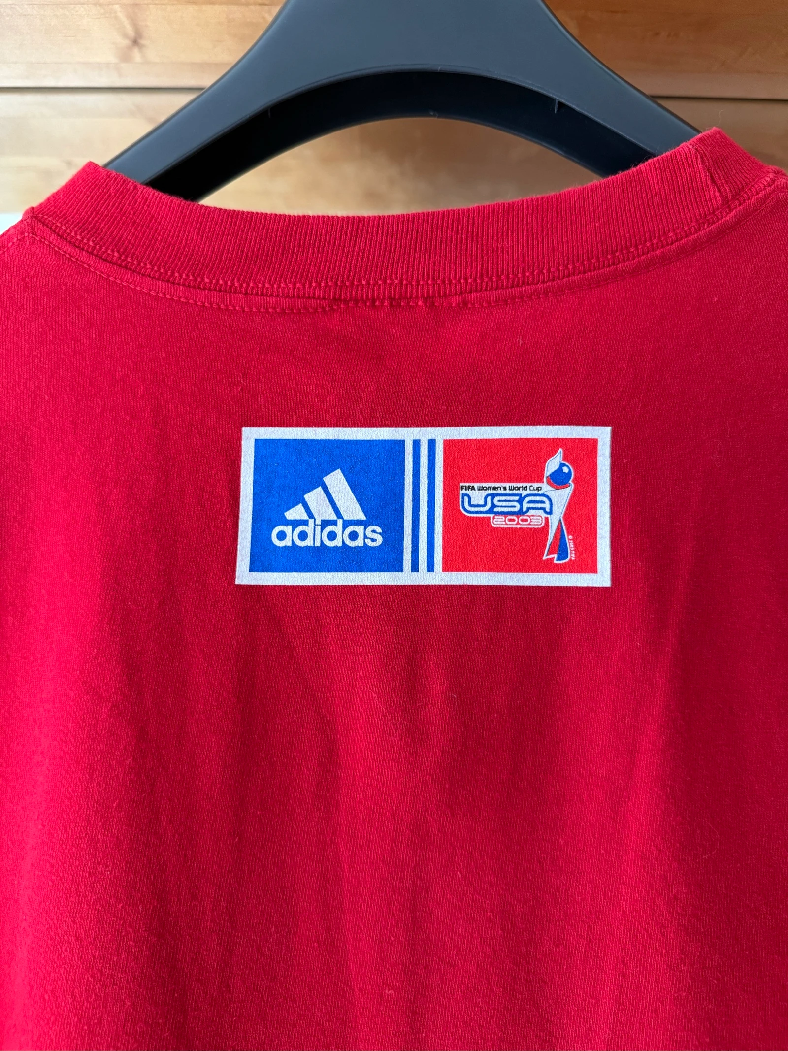 Camiseta Adidas Vintage Hombre M – FIFA Women’s World Cup USA 2003 – Rojo – photo 5